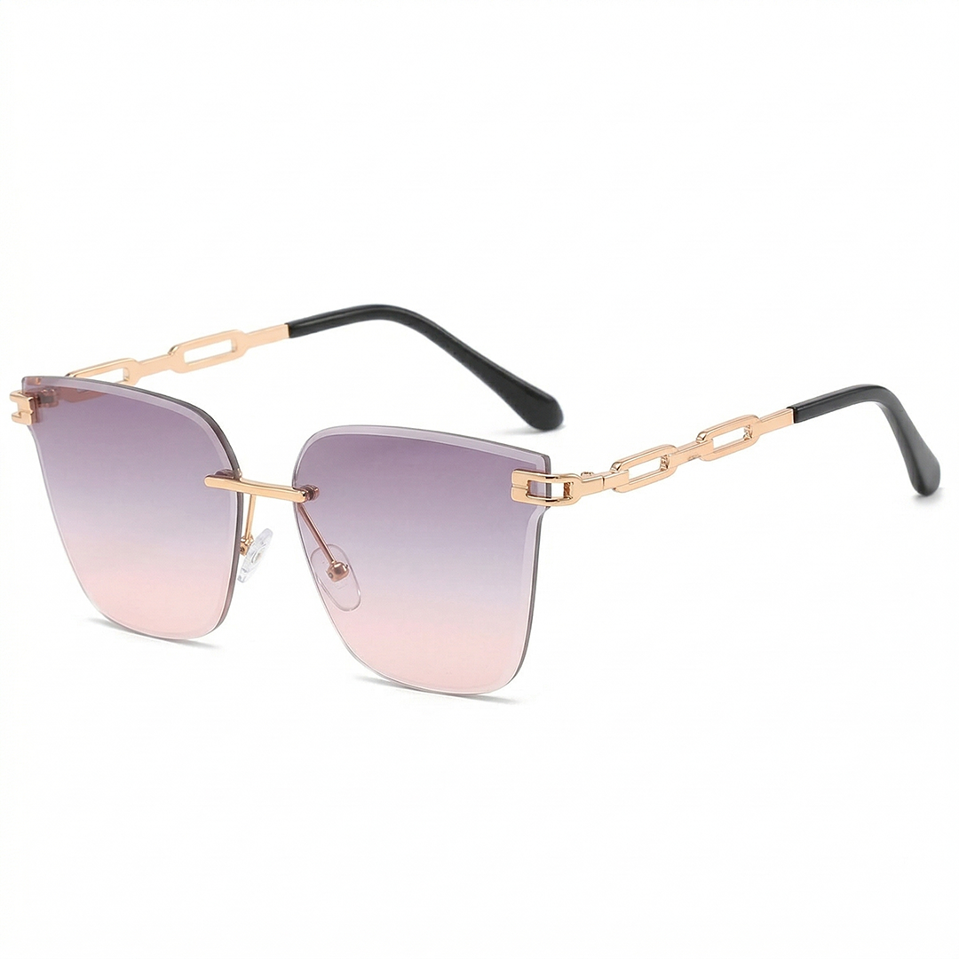 Aurora gold gradient sunglasses by Purebeloo - 8