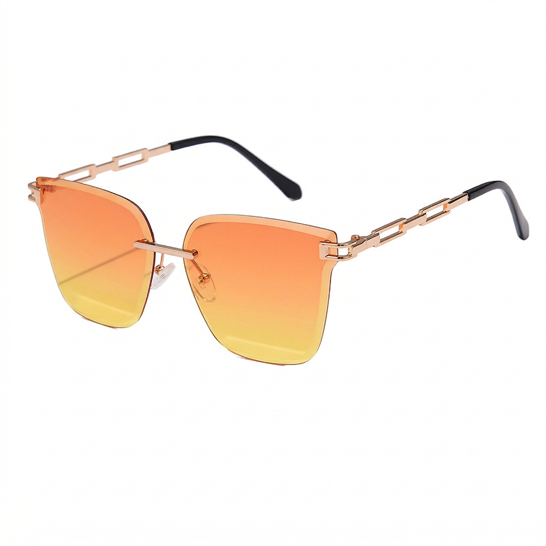 Aurora gold gradient sunglasses by Purebeloo - 12