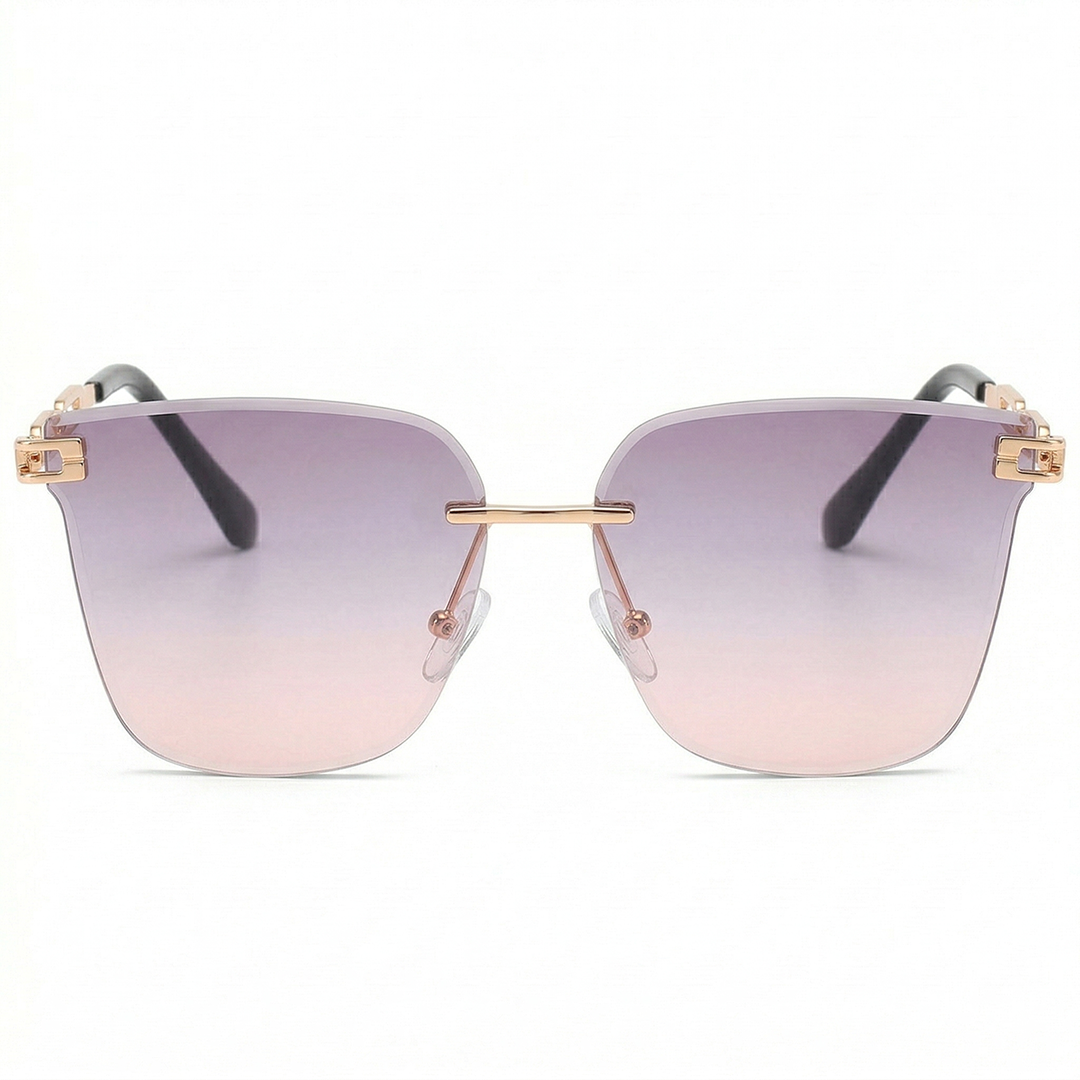 Aurora gold gradient sunglasses by Purebeloo - 7