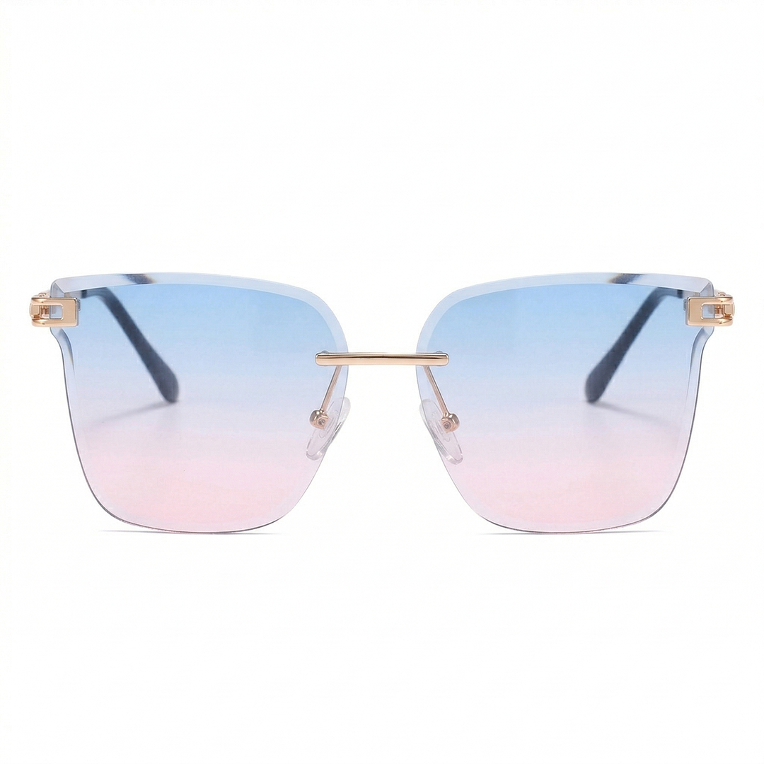 Purebeloo Aurora gold gradient sunglasses